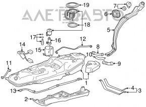 Pompa de combustibil Toyota Rav4 13-18, nouă, originală OEM