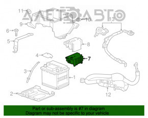 Distribuitor de baterie cu clema pentru Chevrolet Volt 16-