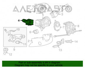 Подрулевой переключатель лев Chevrolet Impala 14-20