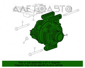 Generatorul Cadillac CTS 14- 2.0T