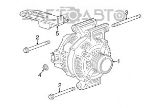 Generatorul Cadillac CTS 14- 2.0T