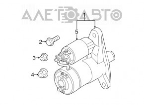 Pornire Nissan Versa 12-19 SUA 1.6