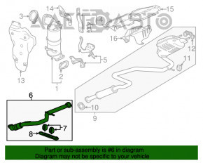 Tubul de admisie Chevrolet Malibu 16- 1.5T