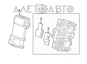 Blocul de siguranțe de bord Chevrolet Volt 16-