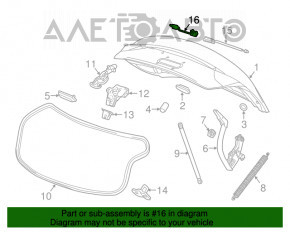 Camera de vizionare spate pentru Chevrolet Impala 14-20