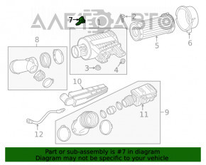 Contor de aer Chevrolet Volt 16-