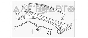 Grila stergatoarelor de plastic Cadillac ATS 13-