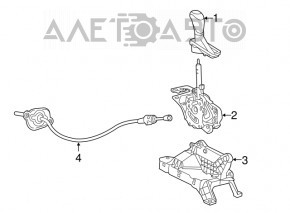 Cablu de schimbare a treptelor de viteze Chevrolet Equinox 18 6T40 MNH