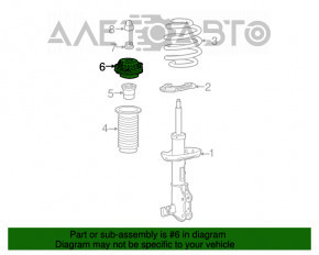 Suport amortizor fata dreapta Chevrolet Equinox 18 - nou original OEM