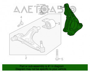 Capacul frontal stânga Chevrolet Malibu 16-