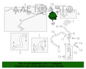 Rezervor de expansiune pentru răcire Chevrolet Malibu 16- cu capac