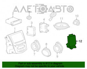 Amplificator Cadillac CTS 14- BOSE