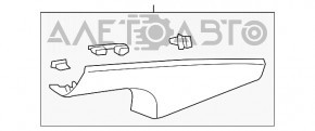 Capac spate stânga Chevrolet Volt 16- negru