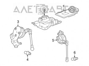 Suport de amplificator audio pentru Chevrolet Camaro 16-