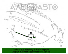 Suport de capot pentru Chevrolet Cruze 16-