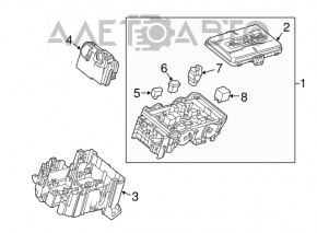 Корпус блока предохранителей подкапотный Chevrolet Malibu 16- 1.5