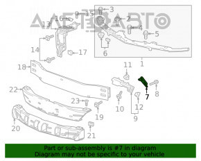 Chevrolet Malibu 16-suport bara fata stanga sus nou original OEM