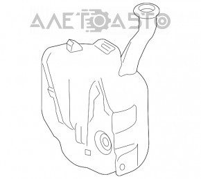 Бачок омывателя Chevrolet Volt 16- без горловины