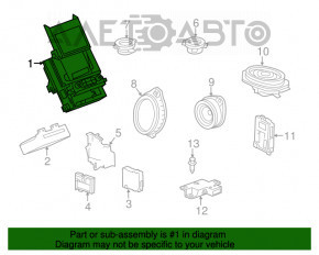 Монитор, дисплей с управлением Chevrolet Impala 14-20