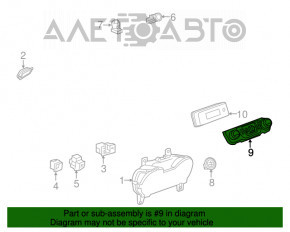 Controlul climatizării pentru Chevrolet Impala 14-20 manual