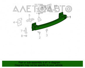 Amplificatorul de bara spate GMC Terrain 18-