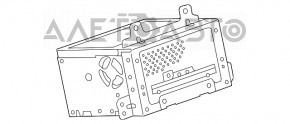 Radio-casetofon GMC Terrain 10-17