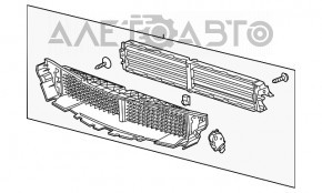 Jaluzele deflectorului radiatorului Chevrolet Impala 14-20 cu motor de 2.5 litri