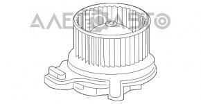 Motorul ventilatorului de încălzire pentru Chevrolet Malibu 16-18