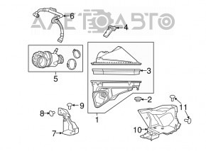 Воздухоприемник Chevrolet Camaro 16- 2.0Т 6.2