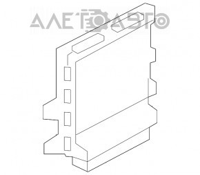 Modulul ECU al motorului Infiniti Q50 14-15 3.7 AWD