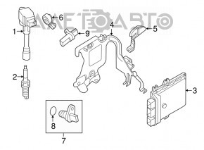 Блок ECU компьютер двигателя Nissan Maxima A36 16-18 3.5