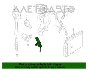 Senzorul de arbore cotit Nissan Pathfinder 13-20 2.5h