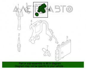 Senzorul de poziție a arborelui cu came Nissan Murano z52 15-