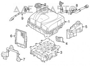 Blocul ECU al motorului Nissan Leaf 13-15