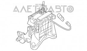 Шифтер КПП Mitsubishi Outlander 14-21