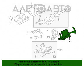 Volan cu padele pentru Mitsubishi Outlander 14-21