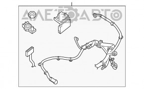 Baterie cu borne plus și minus pentru Nissan Pathfinder 13-20 hibrid.