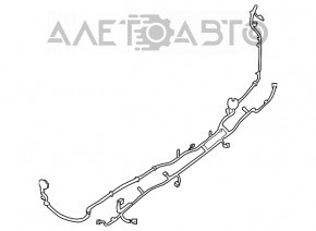 Montarea barei spate a Infiniti JX35 QX60 16- restilizat, cu 2 senzori de parcare