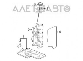 Paletă cutie de viteze automată Chevrolet Malibu 13-15 2.5 nou OEM original