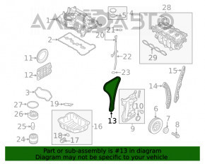 Lanțul de distribuție al Hyundai Sonata 15-17 2.4 usa G4KJ, nou, original OEM.