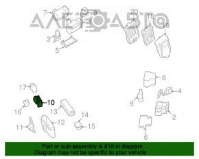 Blocul de siguranțe sub capotă îngust Infiniti G25 G37 4d 08-13