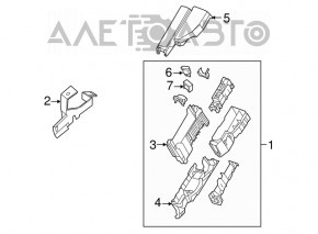 Capacul blocului de relee sub capota stanga Infiniti JX35 QX60 13-