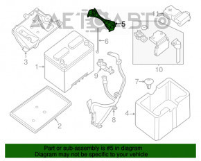 Suport baterie Nissan Altima 13-18