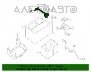 Suport baterie Nissan Rogue 14-20 tip 1 nou original