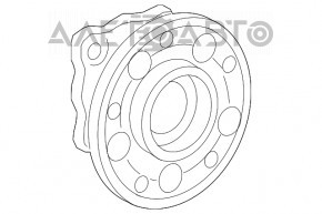 Butuc spate stânga Mercedes CLA 14-19 FWD