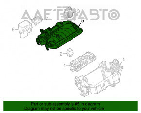 Capacul cutiei de siguranțe sub capotă Mercedes CLA 14-19