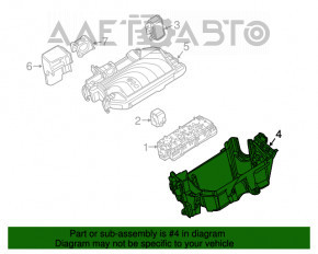 Corpul blocului de siguranțe sub capotă pentru Mercedes GLA 14-20