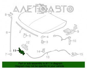 Capota Mercedes CLA 14-19 cu senzor