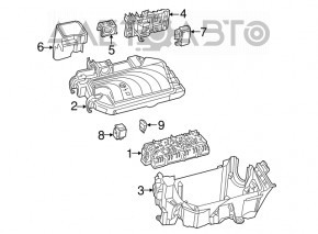 Blocul de siguranțe sub capotă pentru Mercedes GLA 15-20