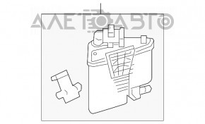 Canistra cu absorbant de carbon Mercedes CLA 250 14-19